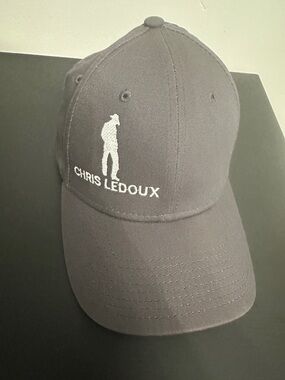 Chris Ledoux New Era 39 Thirty Baseball Cap - Gray and White Small/Medium